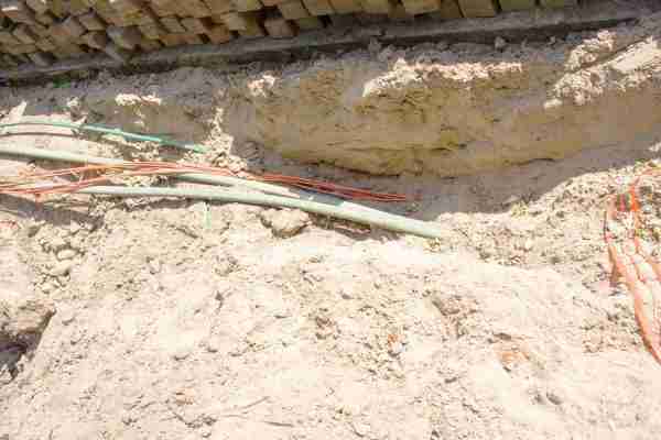 Utility locating equipment used to investigate underground services before excavation.