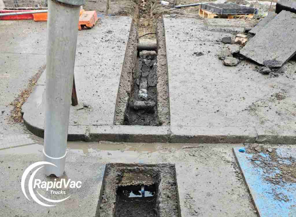 Precision trenching using vacuum excavation to protect infrastructure.